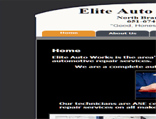 Tablet Screenshot of elite-autorepair.com